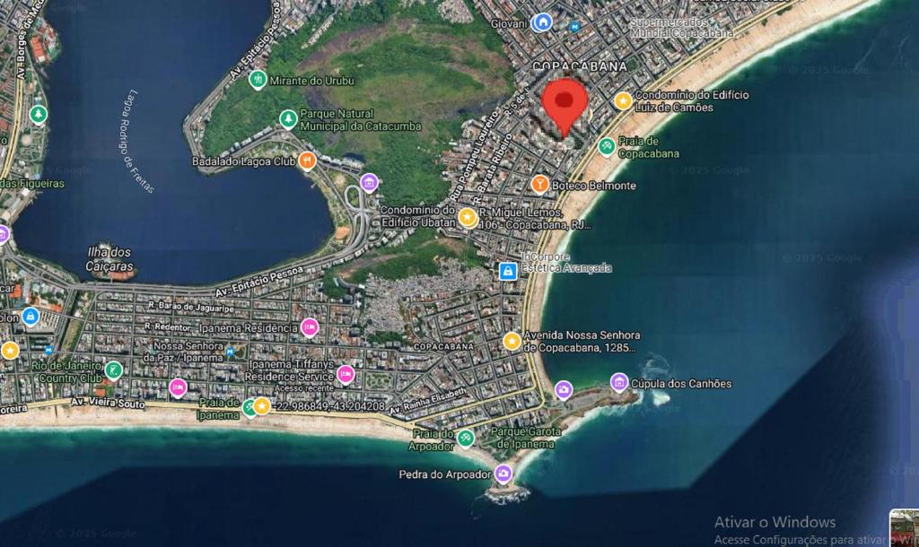 Dois quartos Copacabana central