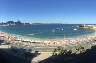 Apartamento Frontal Mar posto 6 Copacabana